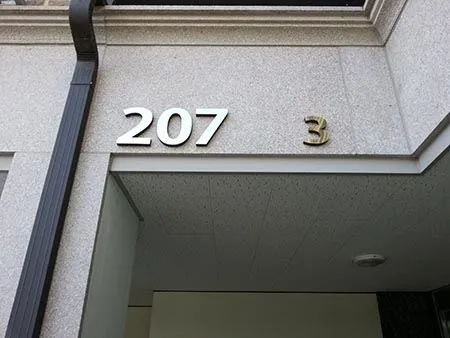 아파트 입구 동호수 표시 스카시 간판